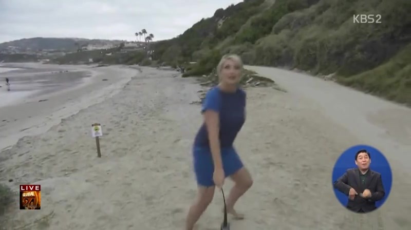 극적인 운명을 느껴버린 천조국 여성 기자 | 인스티즈