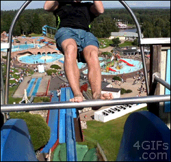 스릴개쩌는 워터 슬라이드.gif | 인스티즈