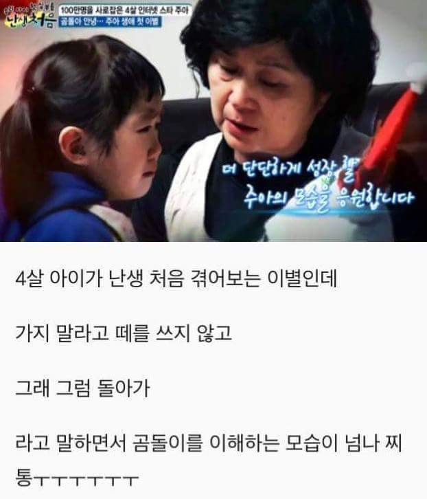 (슬픔주의)이별을 처음 겪어보는 4살짜리 아이 (귀염주의) | 인스티즈