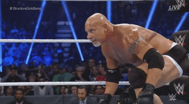 [WWE] 오늘자 골드버그 브록레스너 요약 | 인스티즈