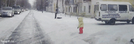 무단횡단 하는 어린이.gif | 인스티즈