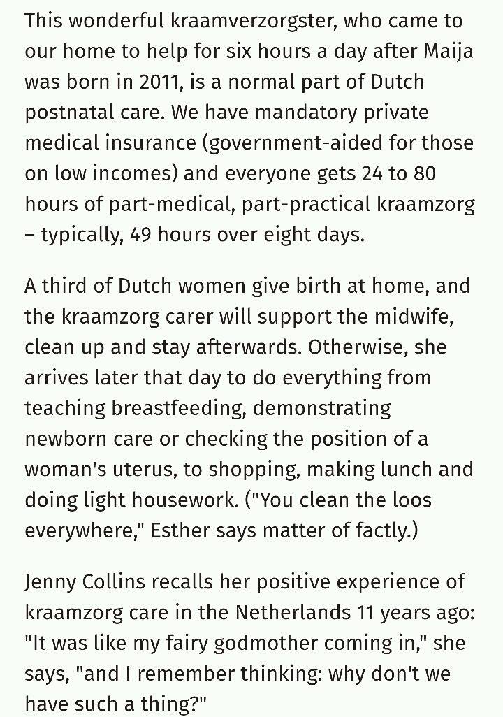 유럽에 산후조리 시스템이 없다고? 있는데요 | 인스티즈