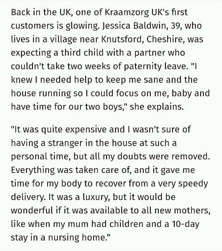 유럽에 산후조리 시스템이 없다고? 있는데요 | 인스티즈