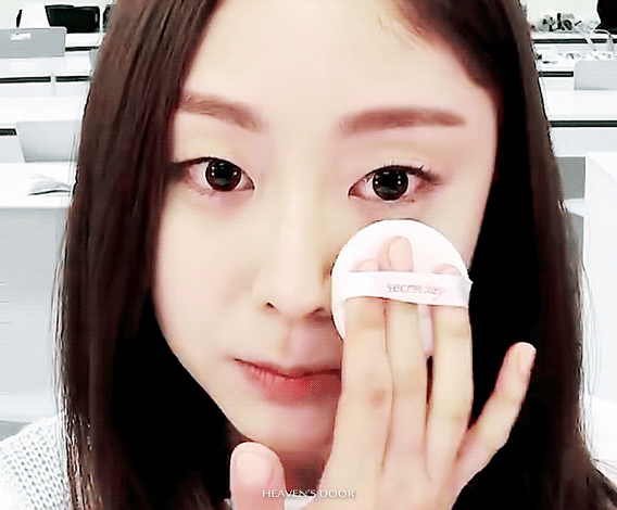 [러블리즈] 화장하는 지수.gif | 인스티즈