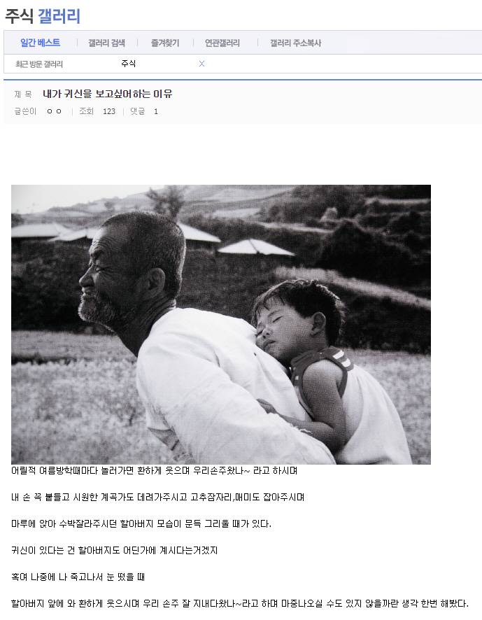 내가 귀신을 보고싶어하는 이유.eu | 인스티즈