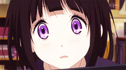 애니메이션 속 여캐들의 미소.gif | 인스티즈