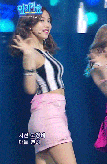 오늘 인기가요 트와이스 미나.gif | 인스티즈