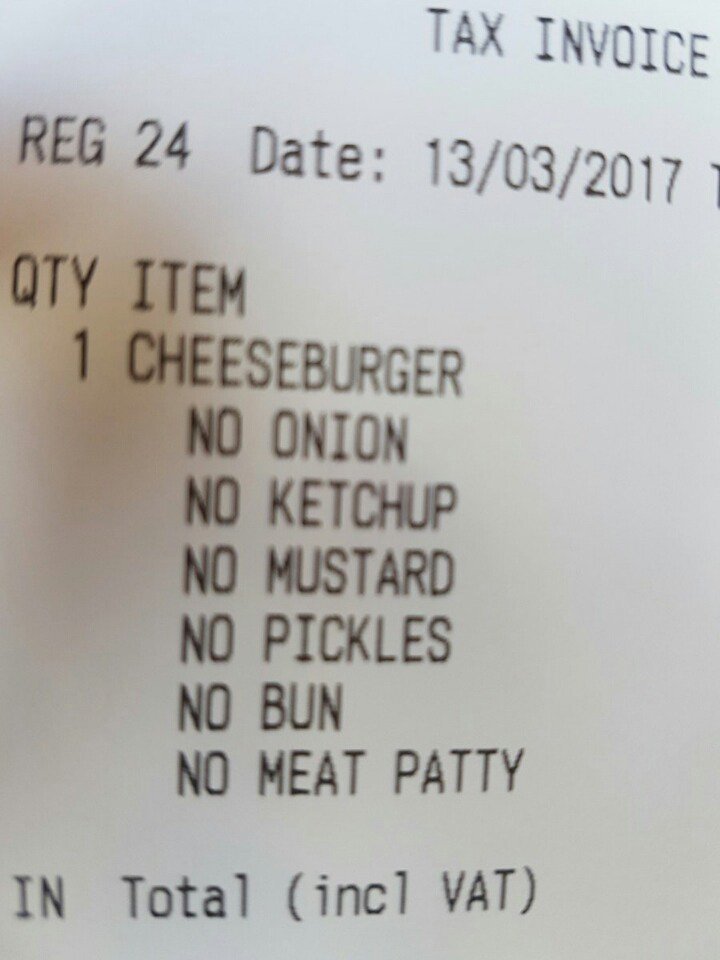 치즈만 들어 있는 버거 | 인스티즈