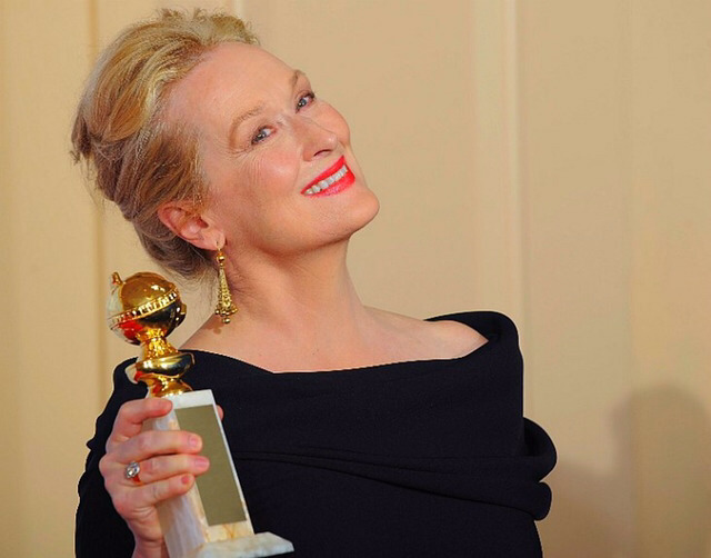 골든 글로브에서 평생 공로상을 수상한 배우 메릴 스트립의 감동적인 수상소감.jpgif | 인스티즈