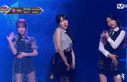180510 엠카운트다운 여자친구 밤.gif | 인스티즈