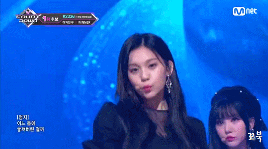 180510 엠카운트다운 여자친구 밤.gif | 인스티즈