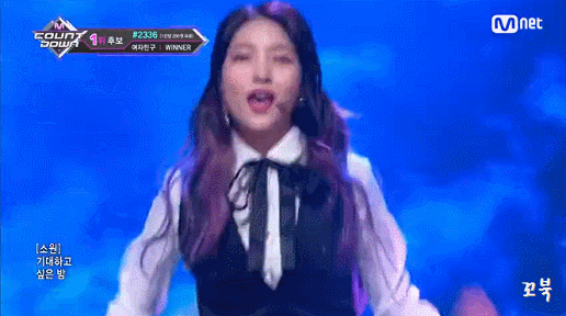 180510 엠카운트다운 여자친구 밤.gif | 인스티즈