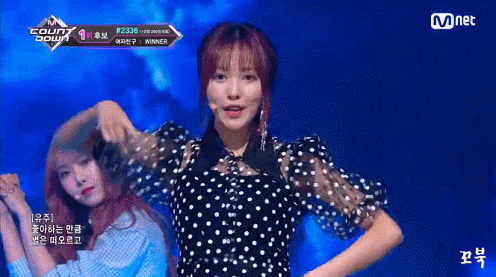 180510 엠카운트다운 여자친구 밤.gif | 인스티즈