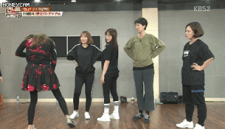 언니들의 슬램덩크2 웨이브 안무 배우기 gif | 인스티즈