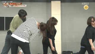 언니들의 슬램덩크2 웨이브 안무 배우기 gif | 인스티즈