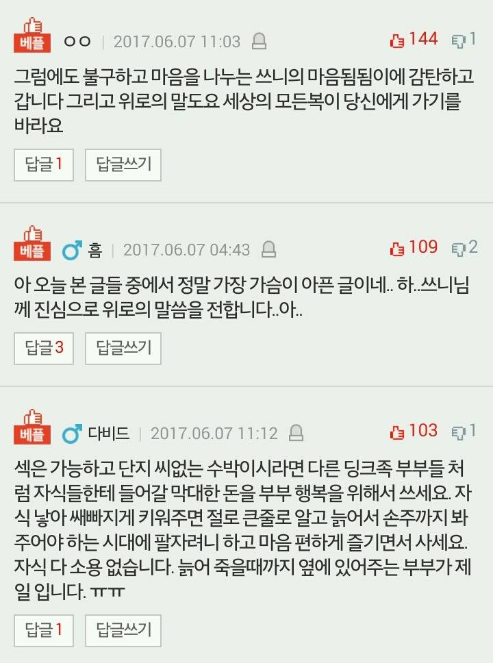 [판] 저는 불임 남성 입니다. 꼭 들어와주세요 | 인스티즈