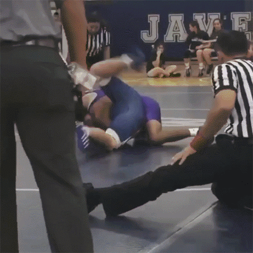 정확한 판정을 위한 심판의 자세.gif | 인스티즈