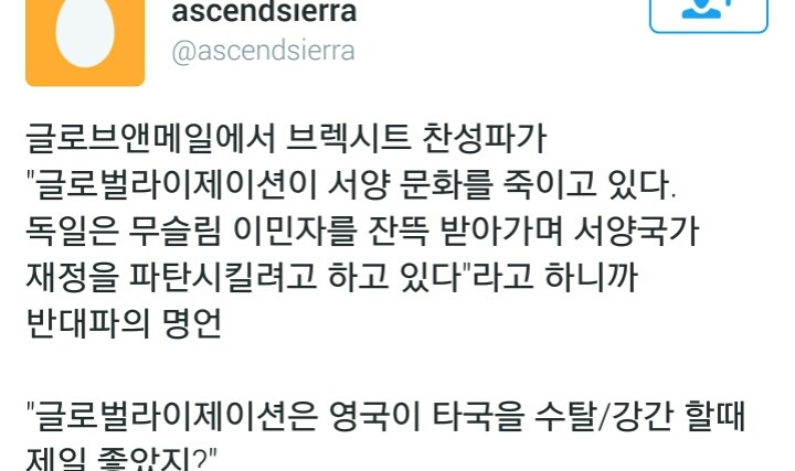 브렉시트 쇼크에 관한한 진지한 담론들.twitter | 인스티즈