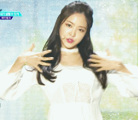 에이핑크 뮤뱅 비주얼.GIF | 인스티즈