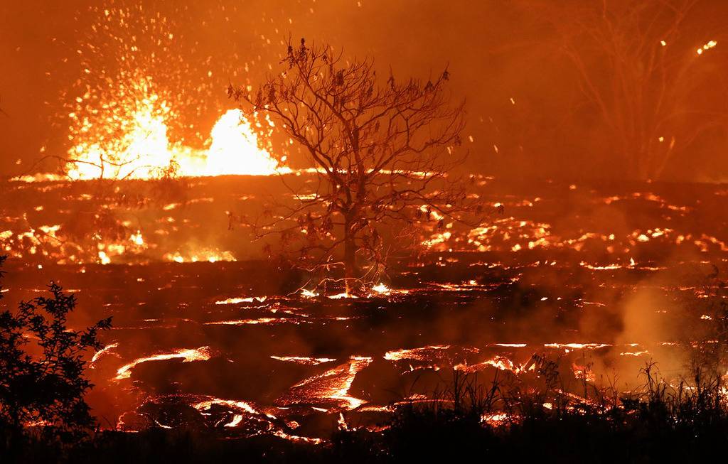3주째 분출하는 하와이 용암 | 인스티즈