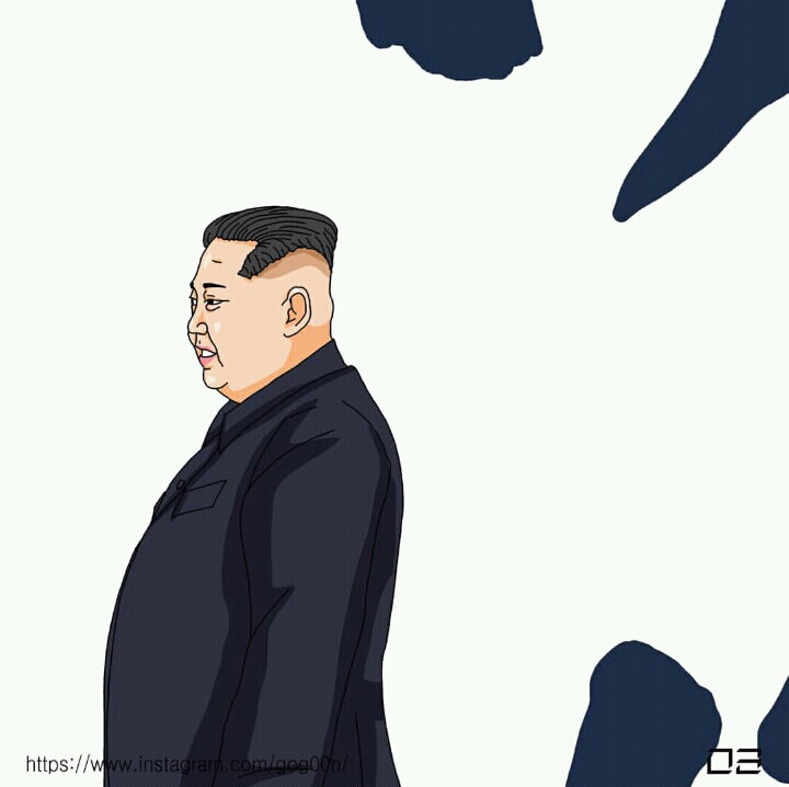 남북정상회담 고군님 일러스트~ | 인스티즈