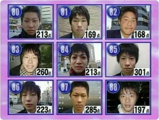 일본 방송에서 일본 남자 고등학생 100명의 얼굴 찍어서 여자애들이 점수매김.jpg ㅋㅋㅋ | 인스티즈