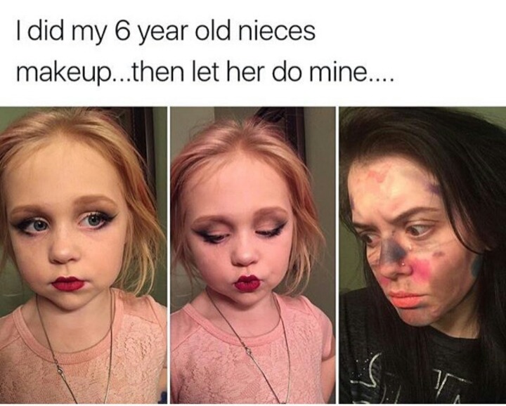 조카랑 서로 화장.jpg | 인스티즈