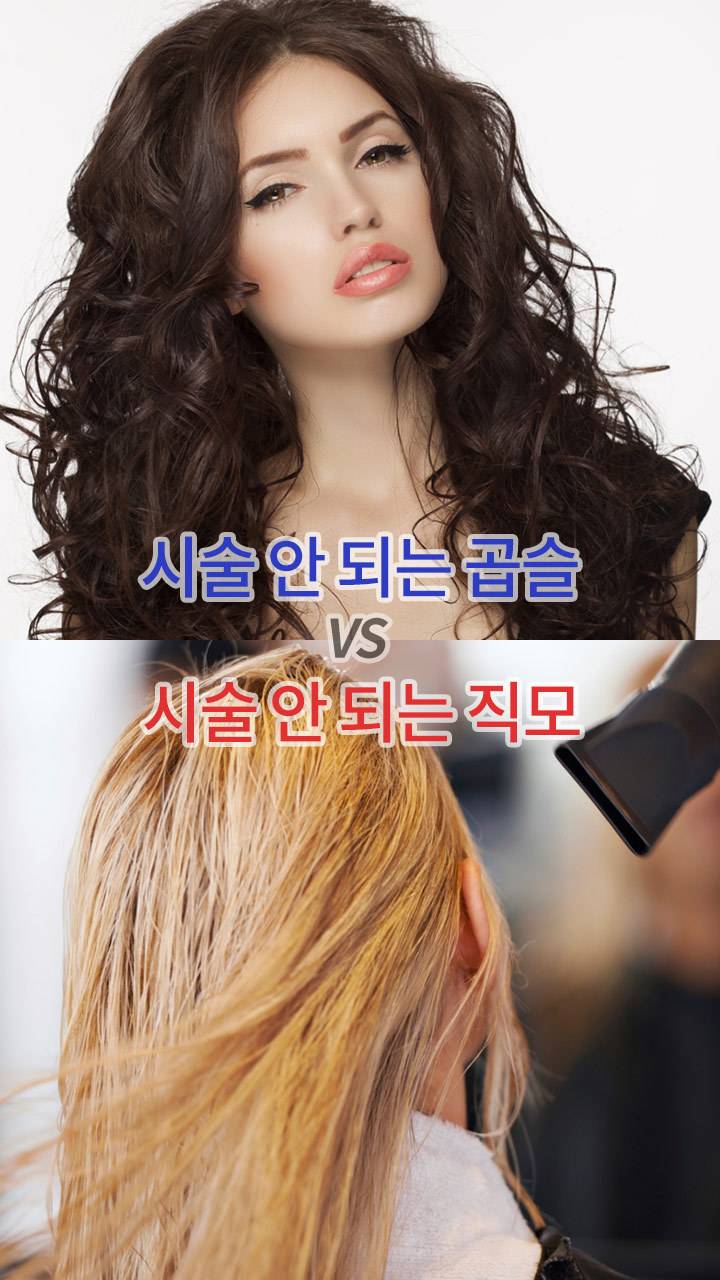 시술안되는곱슬vs시술안되는직모 | 인스티즈