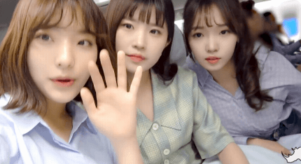 프로미스나인 KCON 비하인드.GIF | 인스티즈