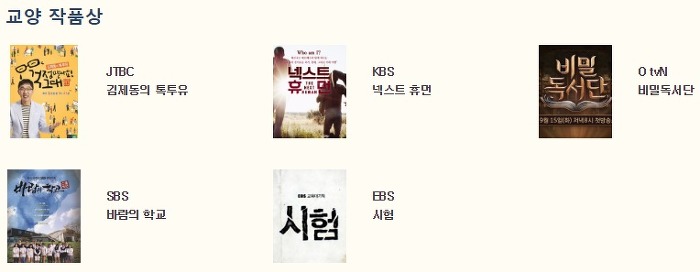 2016 백상예술대상 TV부문후보.jpg | 인스티즈