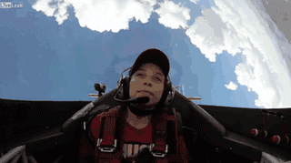 일반인이 전투기 탔을 때.gif | 인스티즈