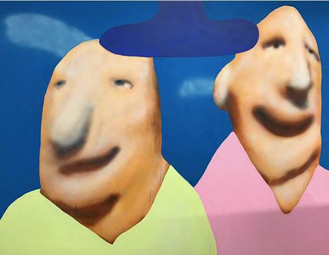 [예술] 아크릴과 에어스프레이로 그린 트랜디한 추상화 | 인스티즈