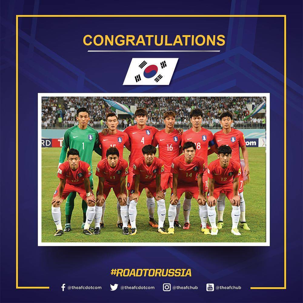 2018 러시아 월드컵 아시아 최종예선 MATCHDAY 10 경기결과 & 최종순위 | 인스티즈