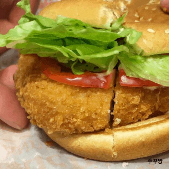 버거샌드 고민시대! 서브웨이 이삭토스트 맘스터치 버거킹 맥도날드 롯데리아 gifjpg | 인스티즈