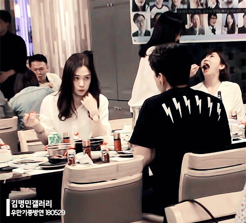 우리가 만난 기적 종방연에서 훈훈 터지는 라미란과 김환희.gif | 인스티즈