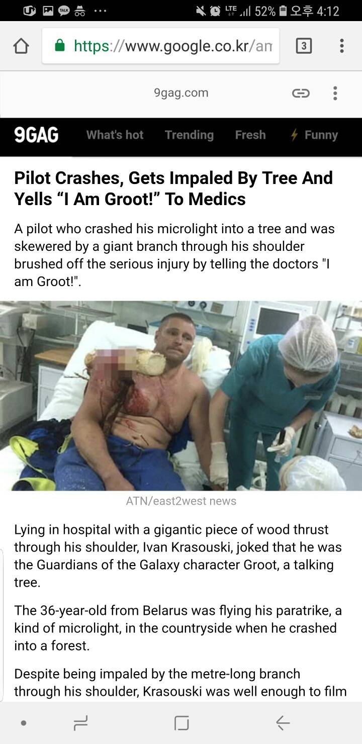 약혐)어메이징 그루트 코스프레..jpg | 인스티즈