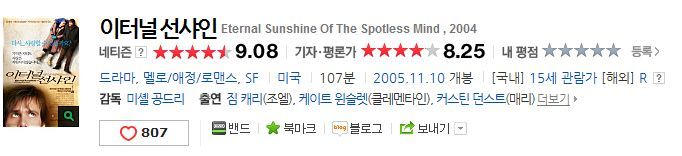 개인적인 로맨스영화 top10 | 인스티즈