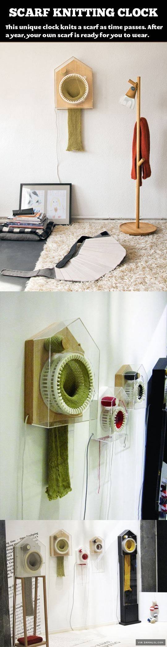 뜨개질 하는 시계 | 인스티즈
