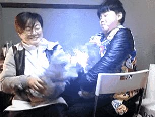 냥펀치에 CG를 씌워보았다.gif | 인스티즈