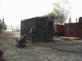 대형화재시 무작정 창문을 부수면 안 되는 이유.gif | 인스티즈