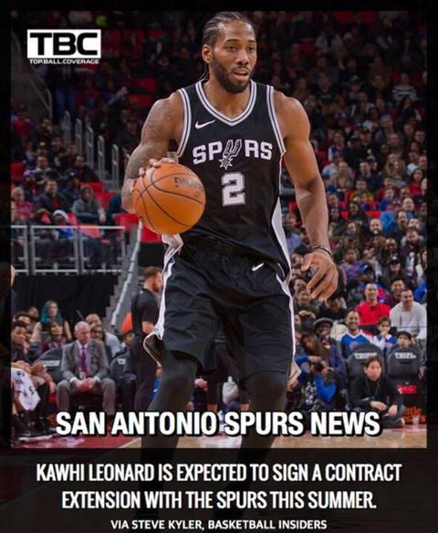 TBC 카드루머 뉴스(카와이 스퍼스와 연장 계약 루머 외 라앤,듀란트 소식) | 인스티즈