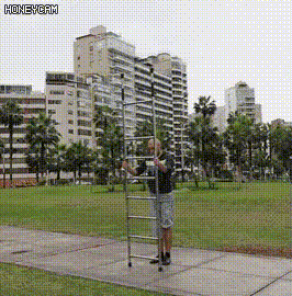 사다리 타기 묘기 | 인스티즈