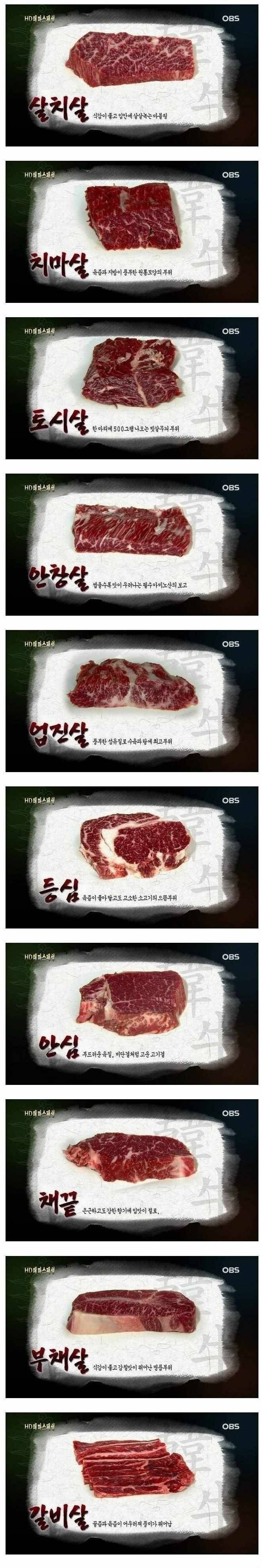 여러분이 좋아하는 소고기 부위는?? | 인스티즈
