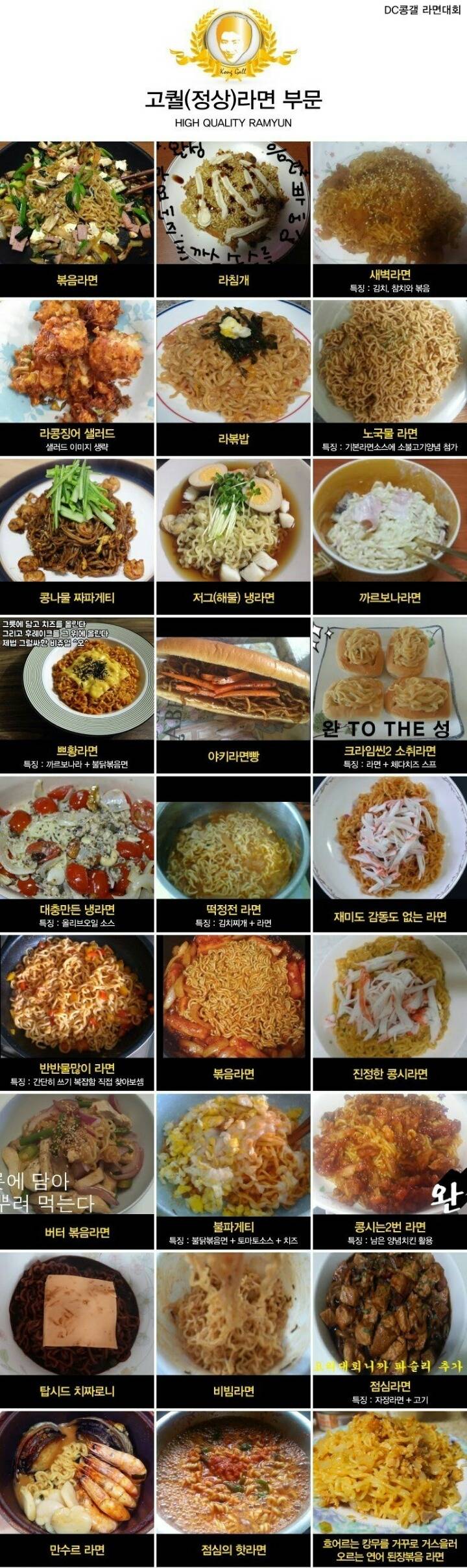 디시판 라면 대회 | 인스티즈