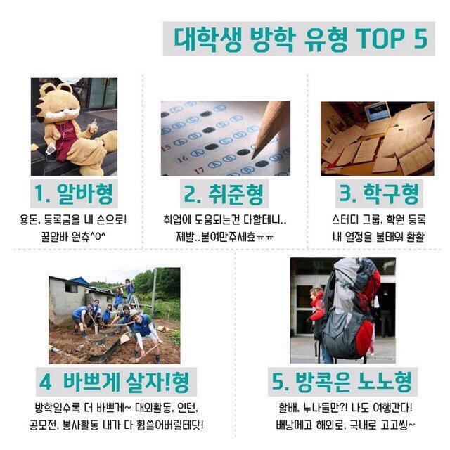 대학생 방학유형..jpg | 인스티즈