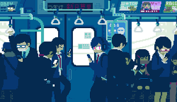 8비트로 보는 세상.gif | 인스티즈