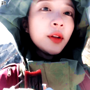 혼자 한라산 등산한 하니.gif | 인스티즈