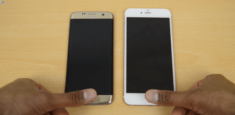 갤럭시S7 아이폰6S 지문인식 스피드 비교.gif | 인스티즈