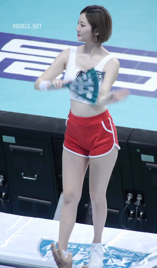 빨간색 돌핀팬츠 입은 서현숙 치어리더.gif | 인스티즈