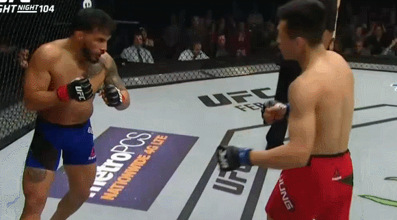 정찬성 복귀전 KO승.gif | 인스티즈